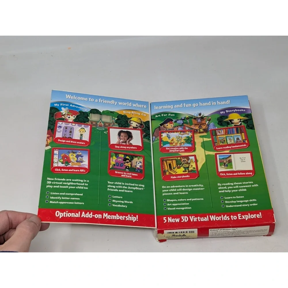 Jumpstart Advanced Preschool World CD-ROM Premium Edition‎ Game Vintage Win XP